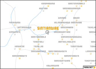 map of Sintiân Diaè