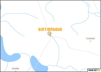 map of Sintiân Doué