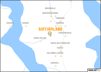 map of Sintiân Labé