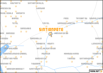 map of Sintiân Paté