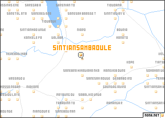 map of Sintiân Sambaoulé