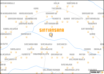 map of Sintiân Sana