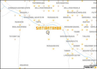 map of Sintiân Tamba