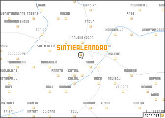 map of Sintié Alenndao