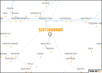 map of Sintiou Baba