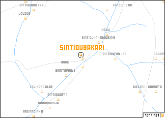 map of Sintiou Bakari