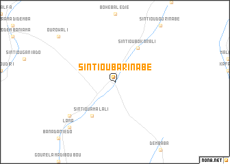 map of Sintiou Barinabé