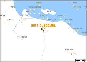 map of Sintiou Boguel