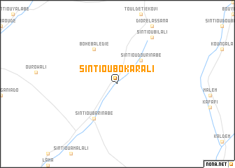 map of Sintiou Bokar Ali