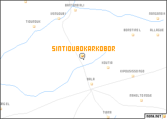 map of Sintiou Bokar Kobor