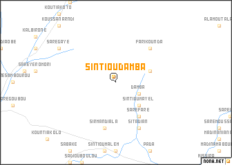 map of Sintiou Damba