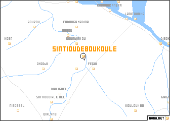 map of Sintiou Déboukoulé