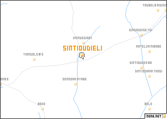 map of Sintiou Diéli