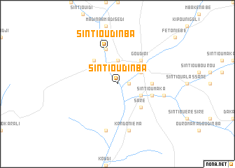 map of Sintiou Dinba