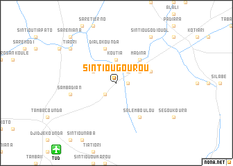 map of Sintiou Gourou