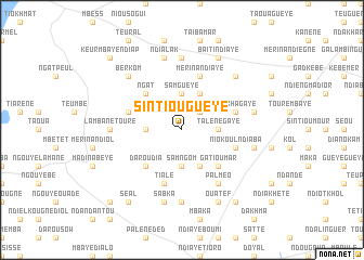 map of Sintiou Guèye