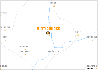 map of Sintiou Maka
