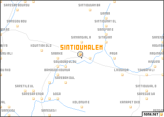 map of Sintiou Malèm