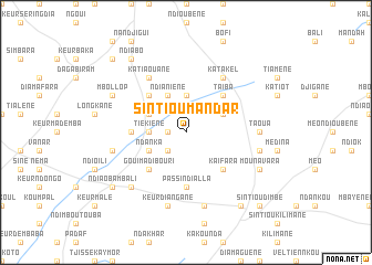 map of Sintiou Mandar