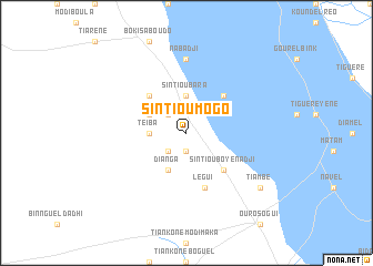 map of Sintiou Mogo