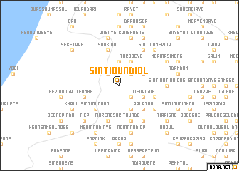 map of Sintiou Ndiol