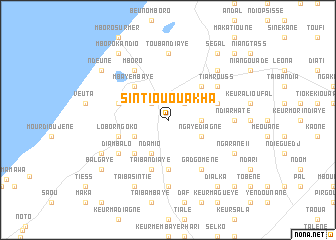 map of Sintiou Ouakha