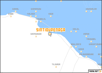 map of Sintiou Pénaga