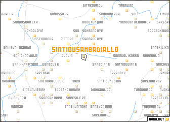 map of Sintiou Samba Diallo