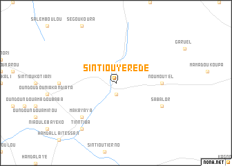 map of Sintiou Yérédé