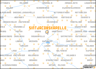 map of Sint-Jacobs-Kapelle