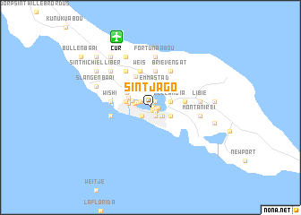 map of Sint Jago