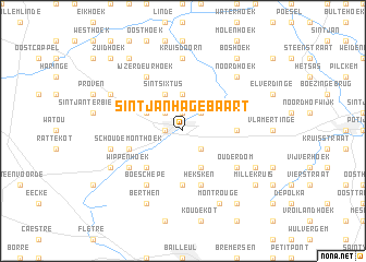 map of Sint-Jan Hagebaart