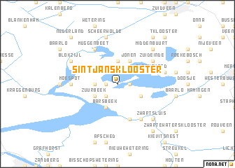 map of Sint Jansklooster