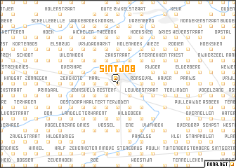 map of Sint-Job