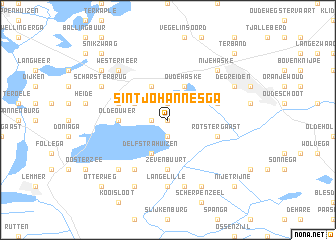 map of Sintjohannesga