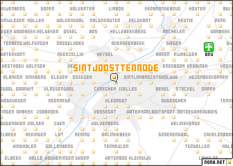 map of Sint-Joost-ten-Node