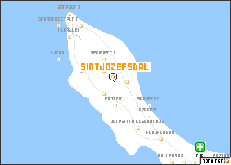 map of Sint Jozefsdal