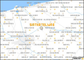 map of Sint-Katelijne