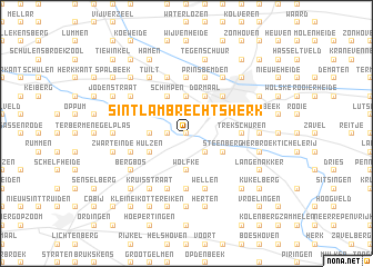 map of Sint-Lambrechts-Herk