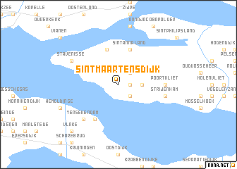 map of Sint Maartensdijk