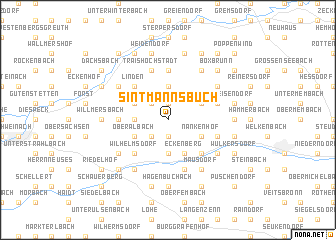 map of Sintmannsbuch