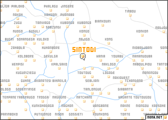 map of Sintodi