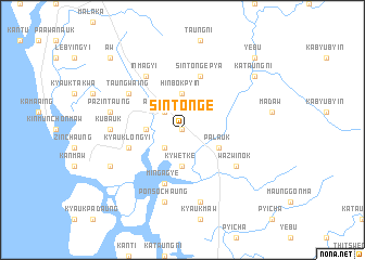 map of Sintonge