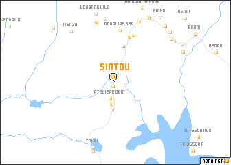 map of Sintou