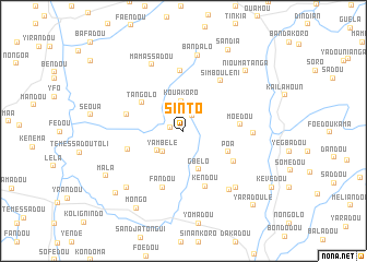 map of Sinto