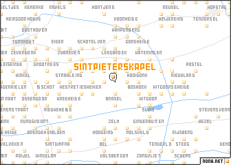 map of Sint-Pieterskapel