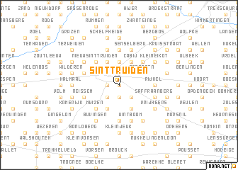 map of Sint-Truiden