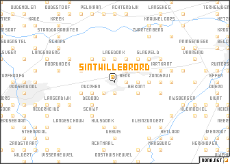 map of Sint Willebrord