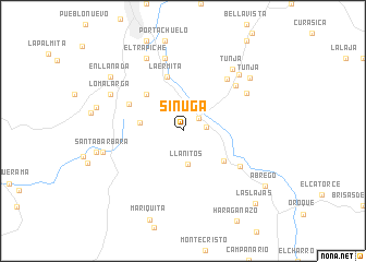 map of Sinuga