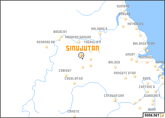 map of Sinujutan